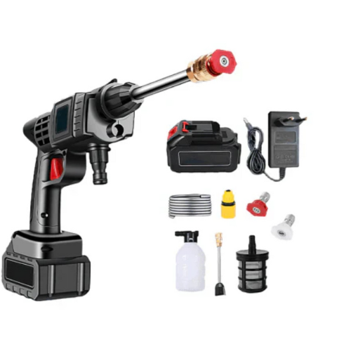 Limpador de pressão portátil sem fios 2025 - Limpeza multifuncional para carros/pátios/bicicletas, recarregável e de alta potência 🚗✨