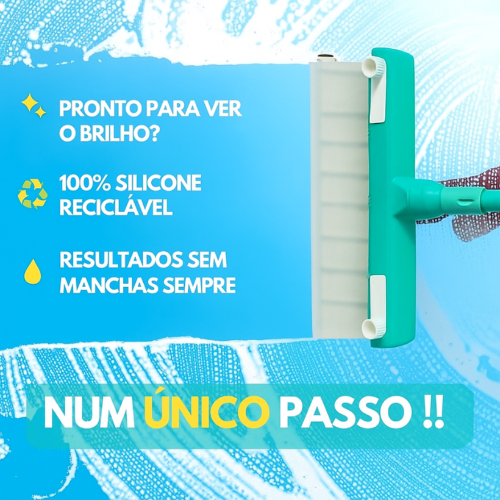 Kit de rodo de silicone reciclável AquaSwipe™ para janelas